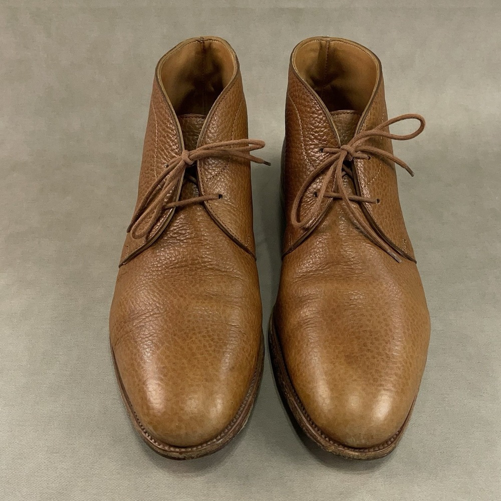 John Lobb Brown Grain Leather Elmer Chukka Boot Uk 7.5 E Us 8.5 D ($1,465) View 4